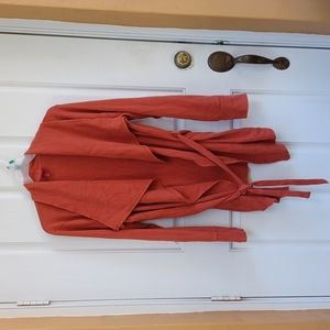 MERONA Waffle Knit Wrap Jacket Sz XL